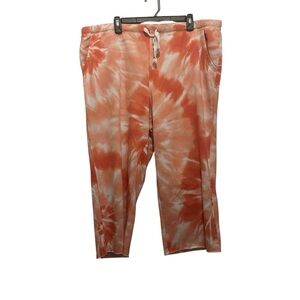 Secret Treasures Multicolor Tie Dye Soft Jogger Sleep Drawstring Pants Sz 2X